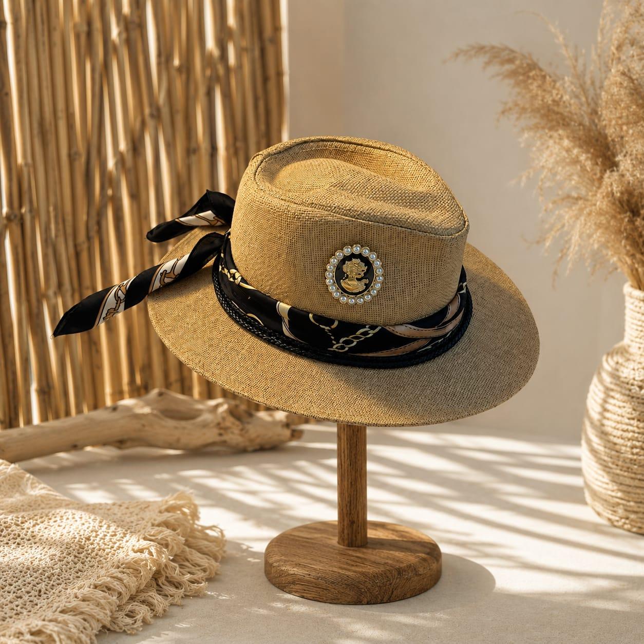 Adèle straw hat by Sapé