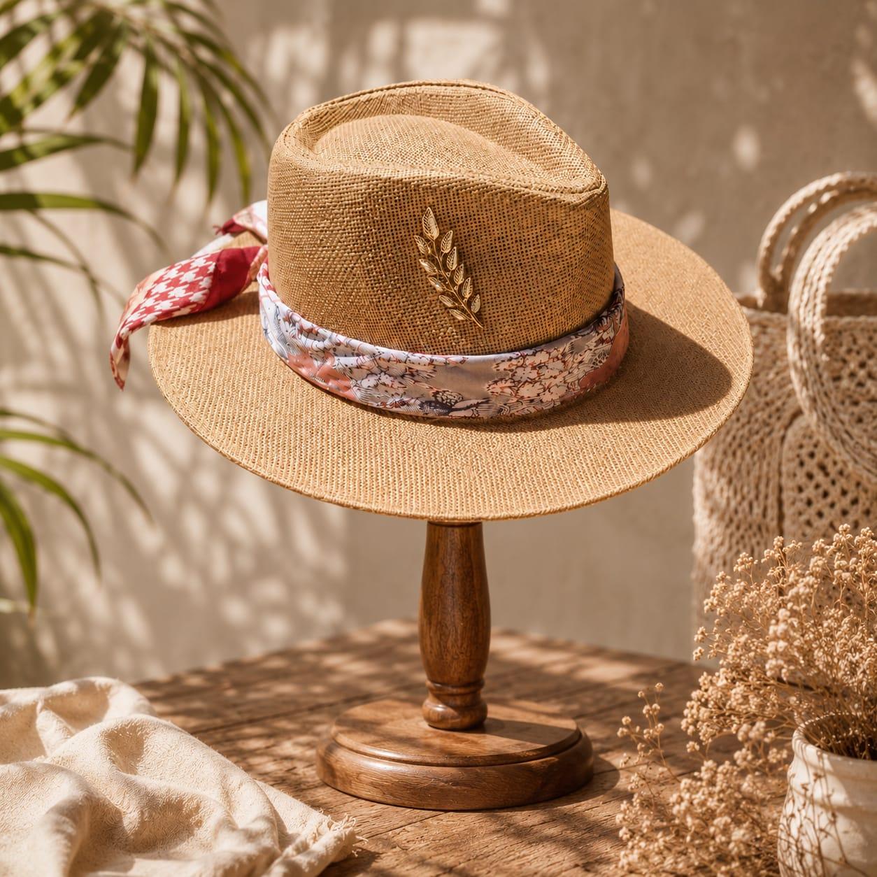Aliénor straw hat by Sapé
