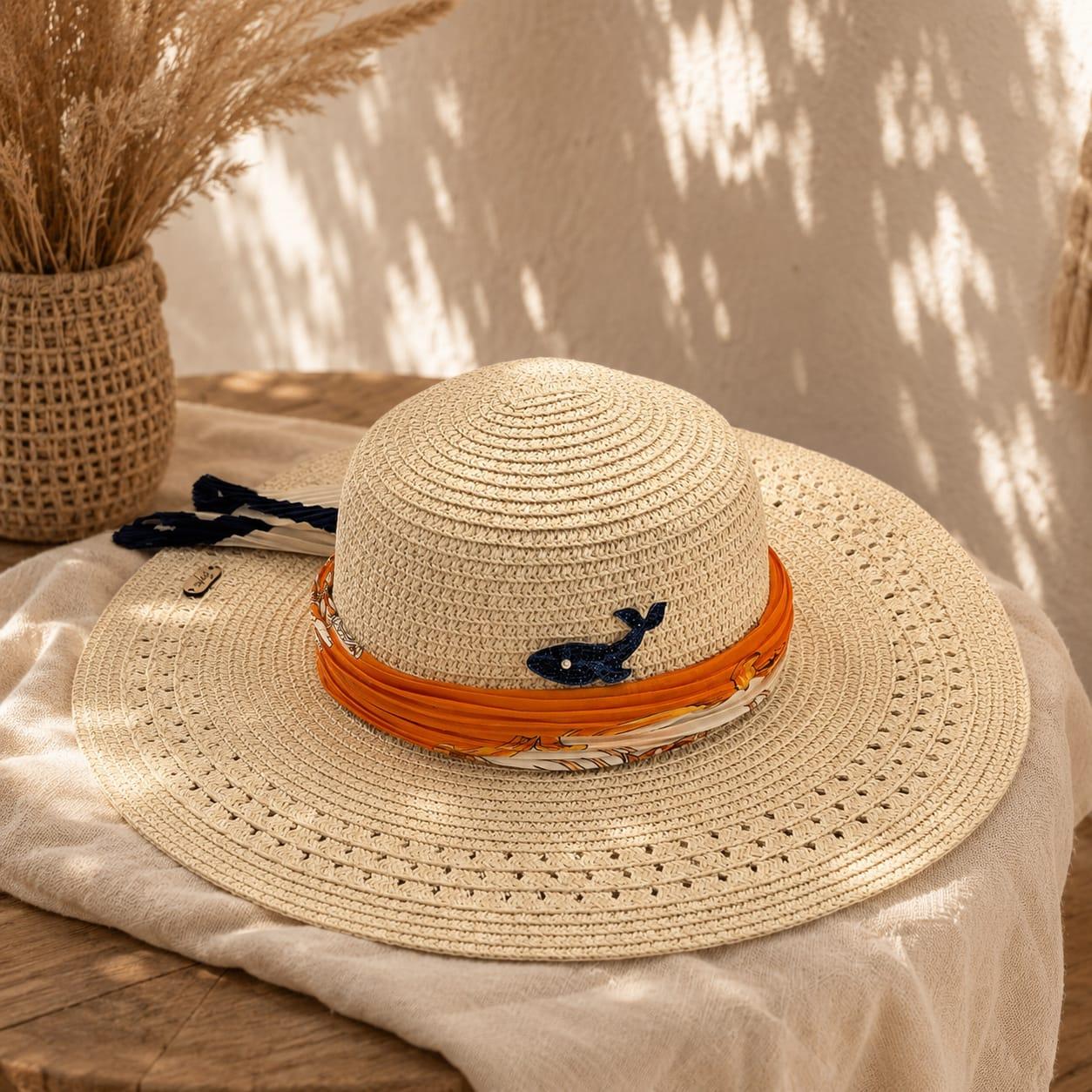 Baleine straw hat by Sapé