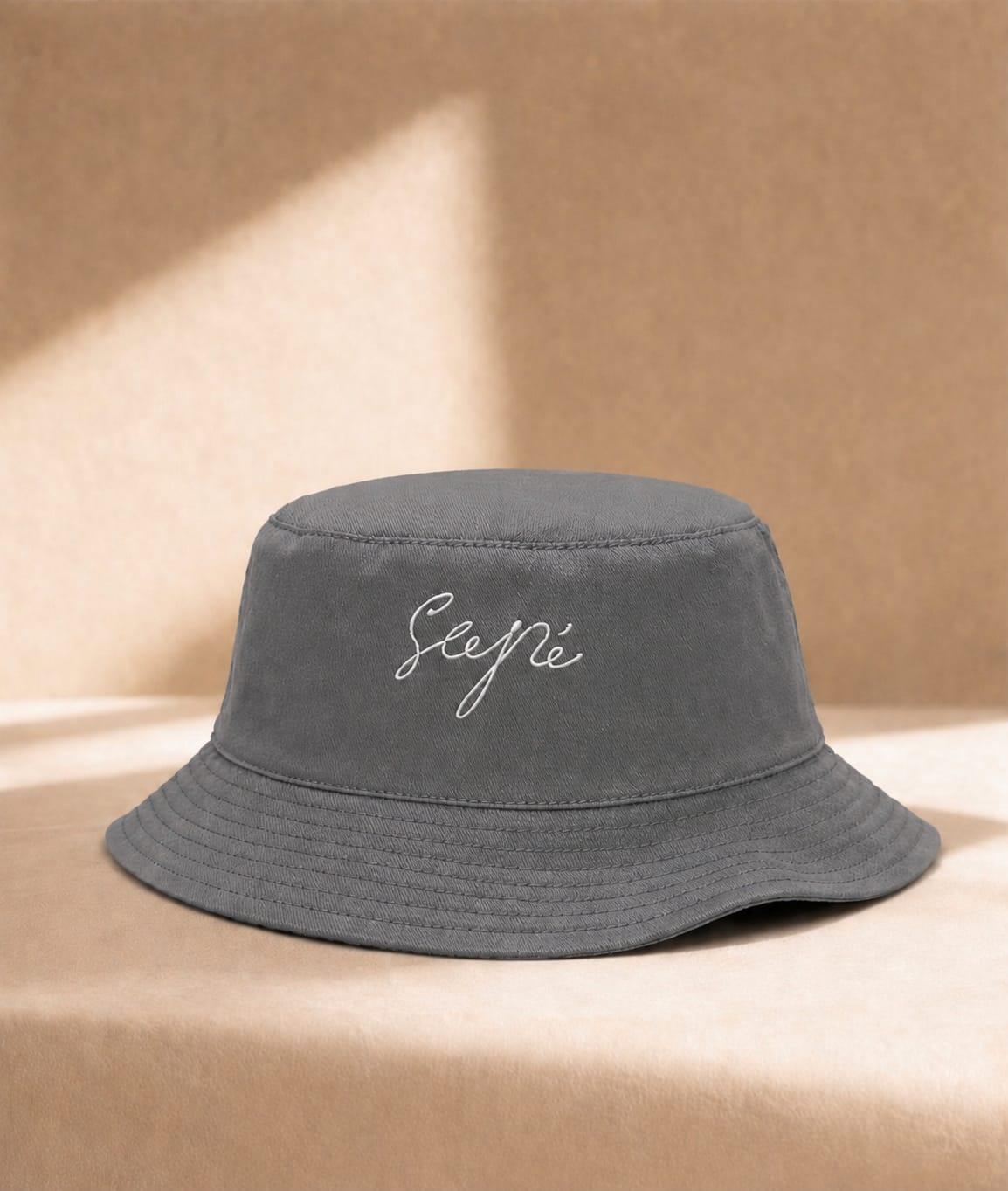 Grey Bucket Hat by Sapé