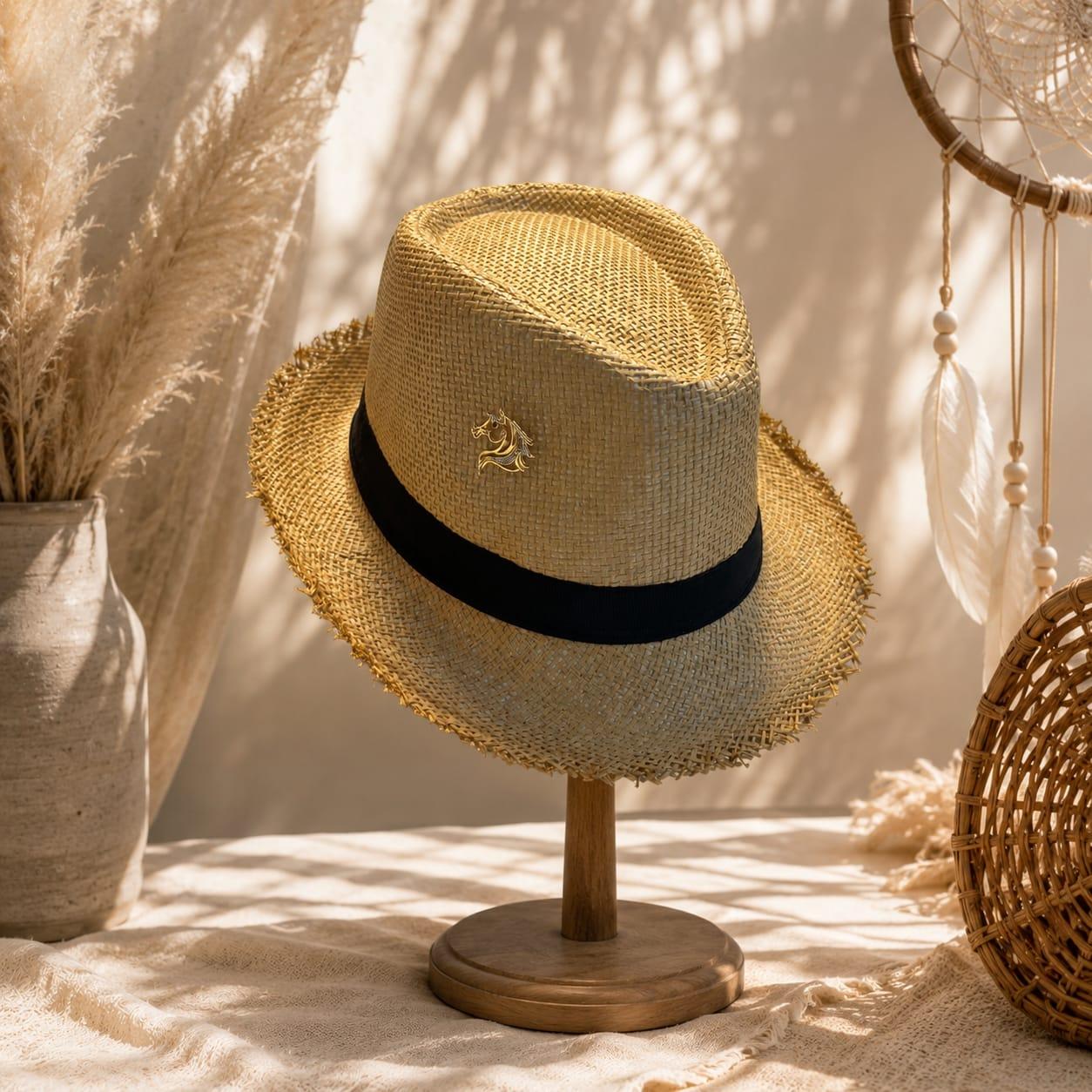 Chevalier straw hat by Sapé