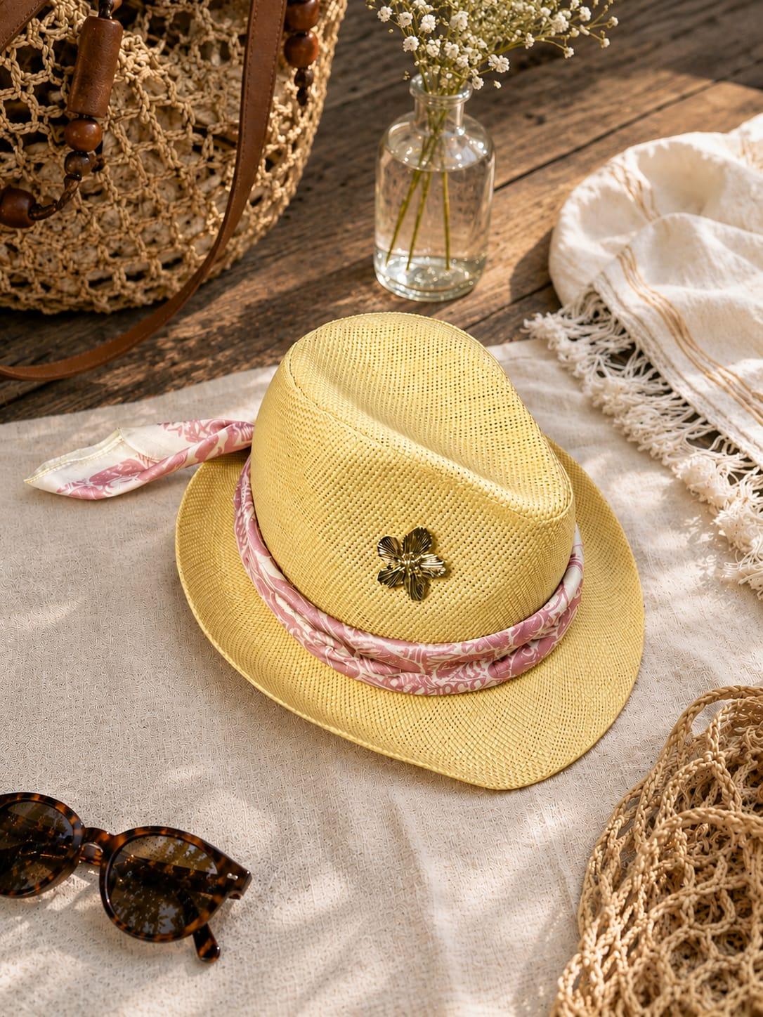 Élise straw hat by Sapé
