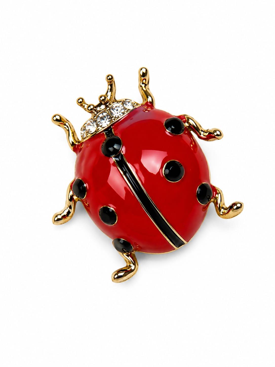 Ladybug Brooch by Sapé