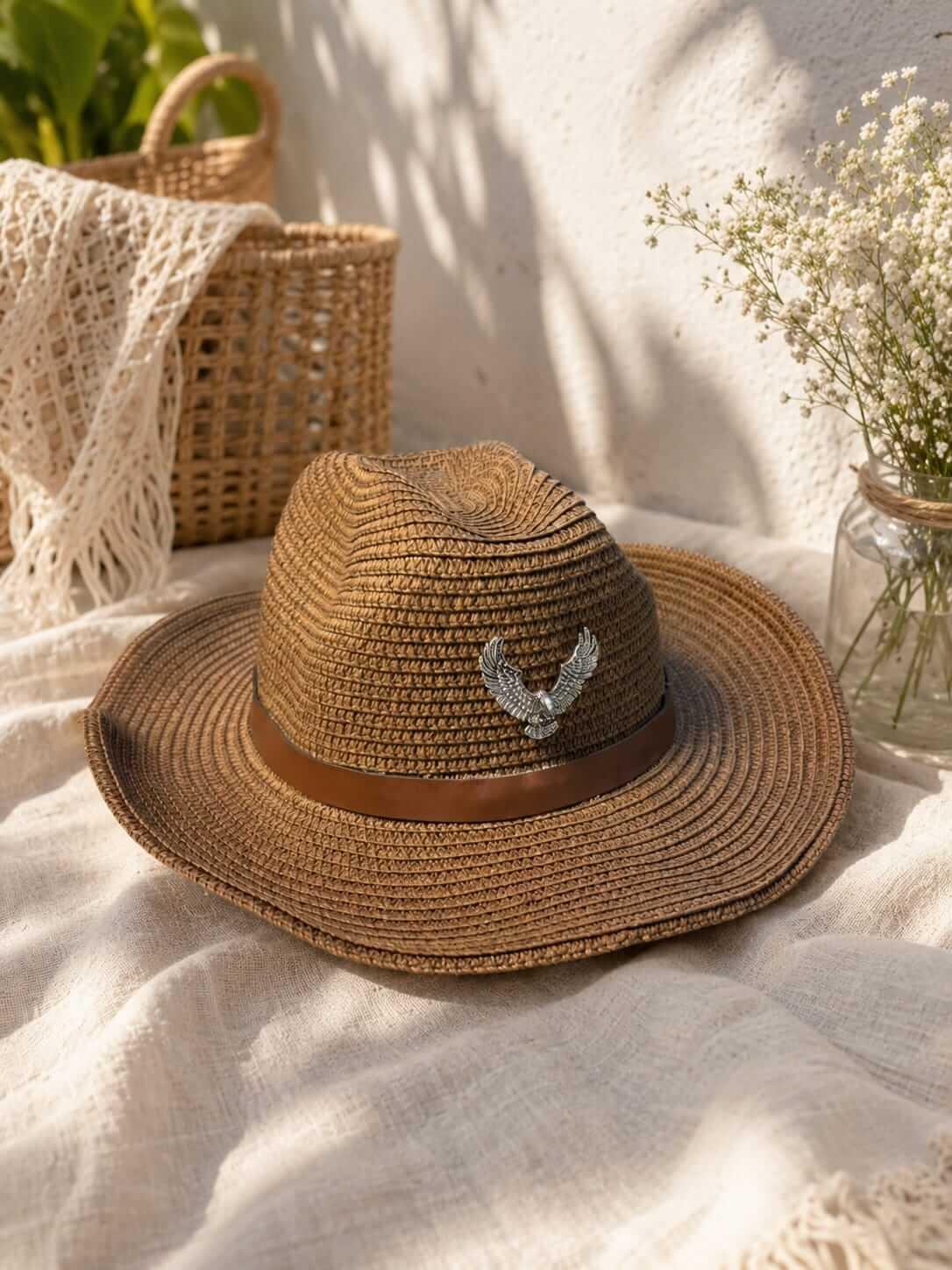 Lysandre straw hat by Sapé