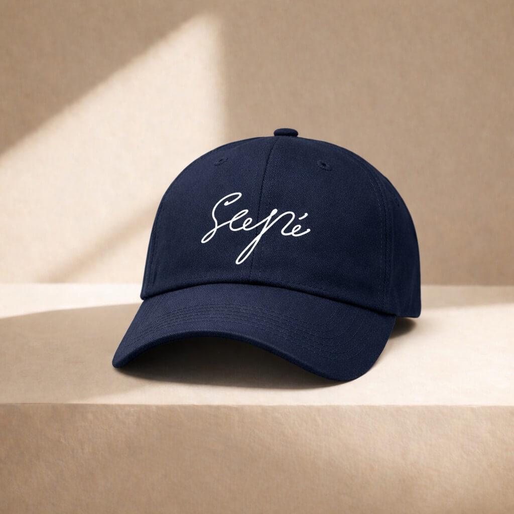 Navy Blue Cap by Sapé