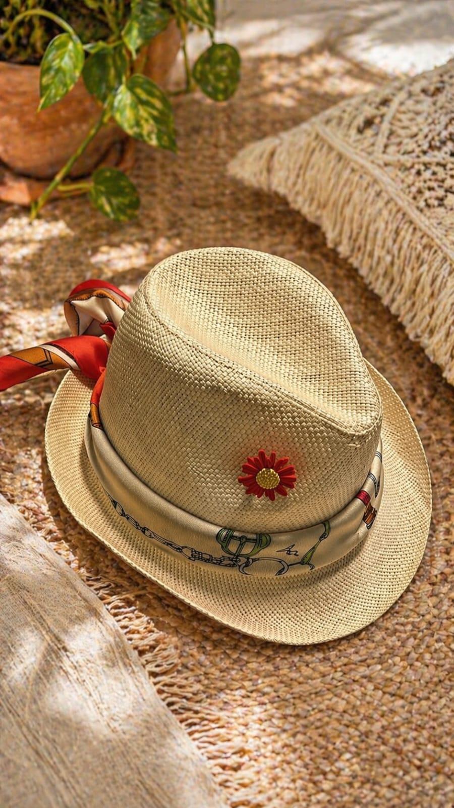 Noémie straw hat by Sapé