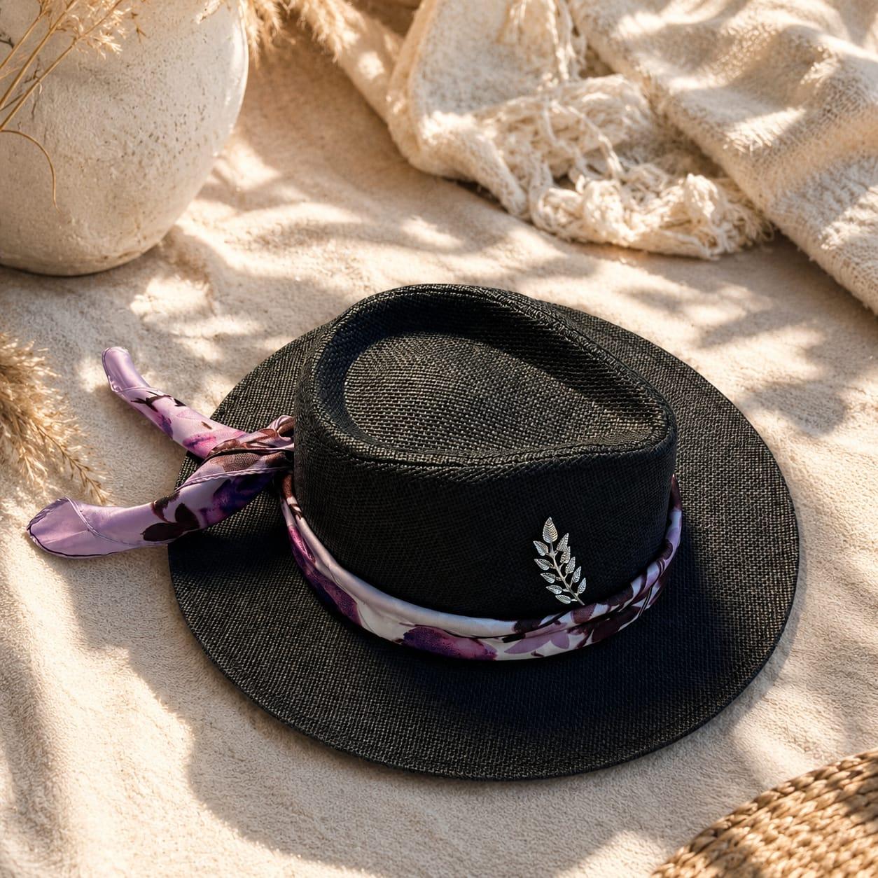 Ombéline straw hat by Sapé