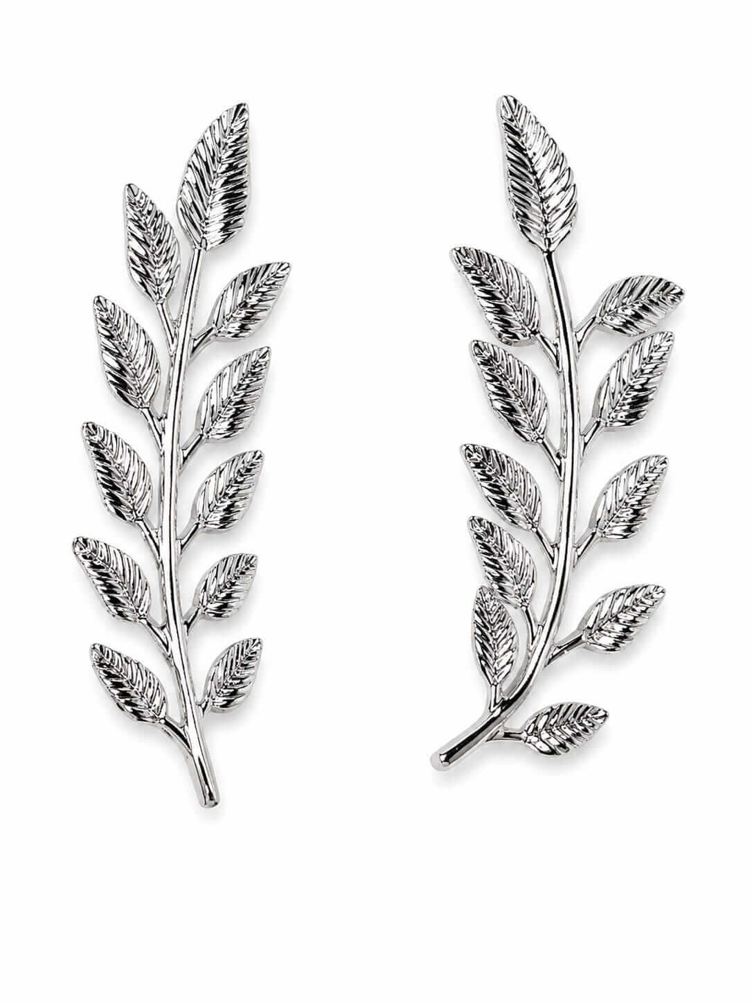 Silver Leaves Brooch by Sapé