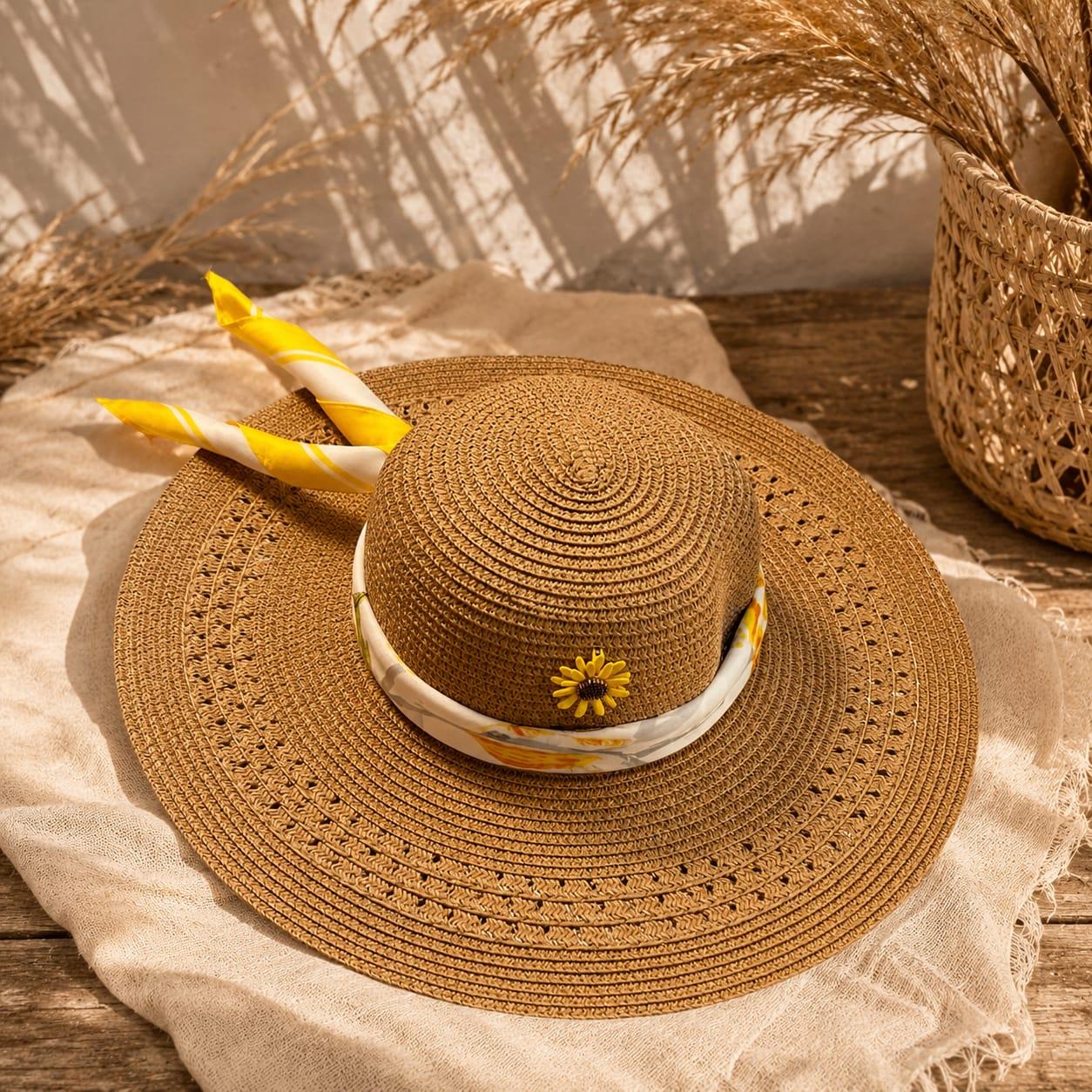 Soline straw hat by Sapé