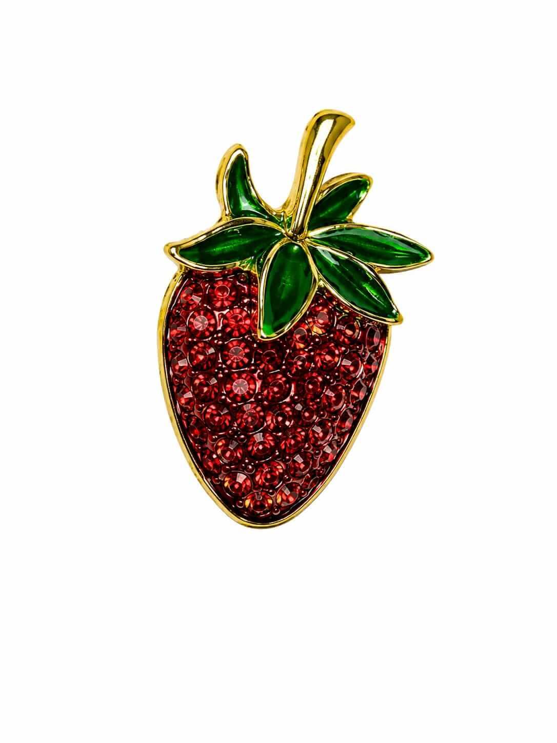 Strawberry Brooch by Sapé