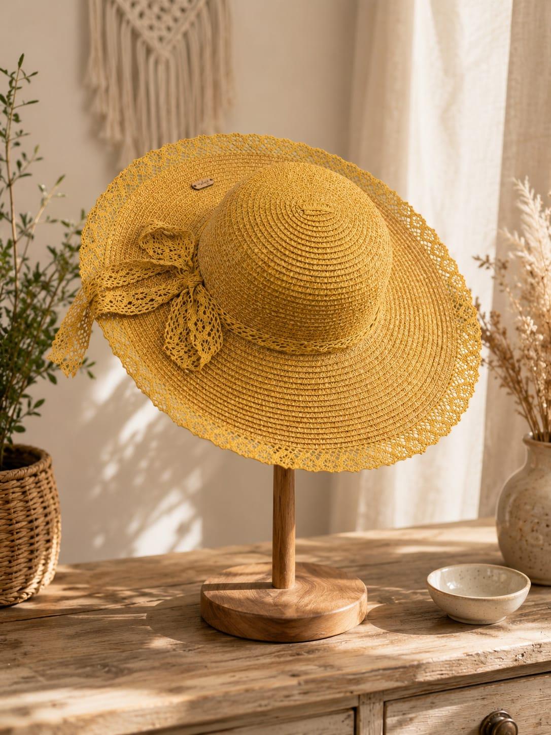 Inès straw hat by Sapé