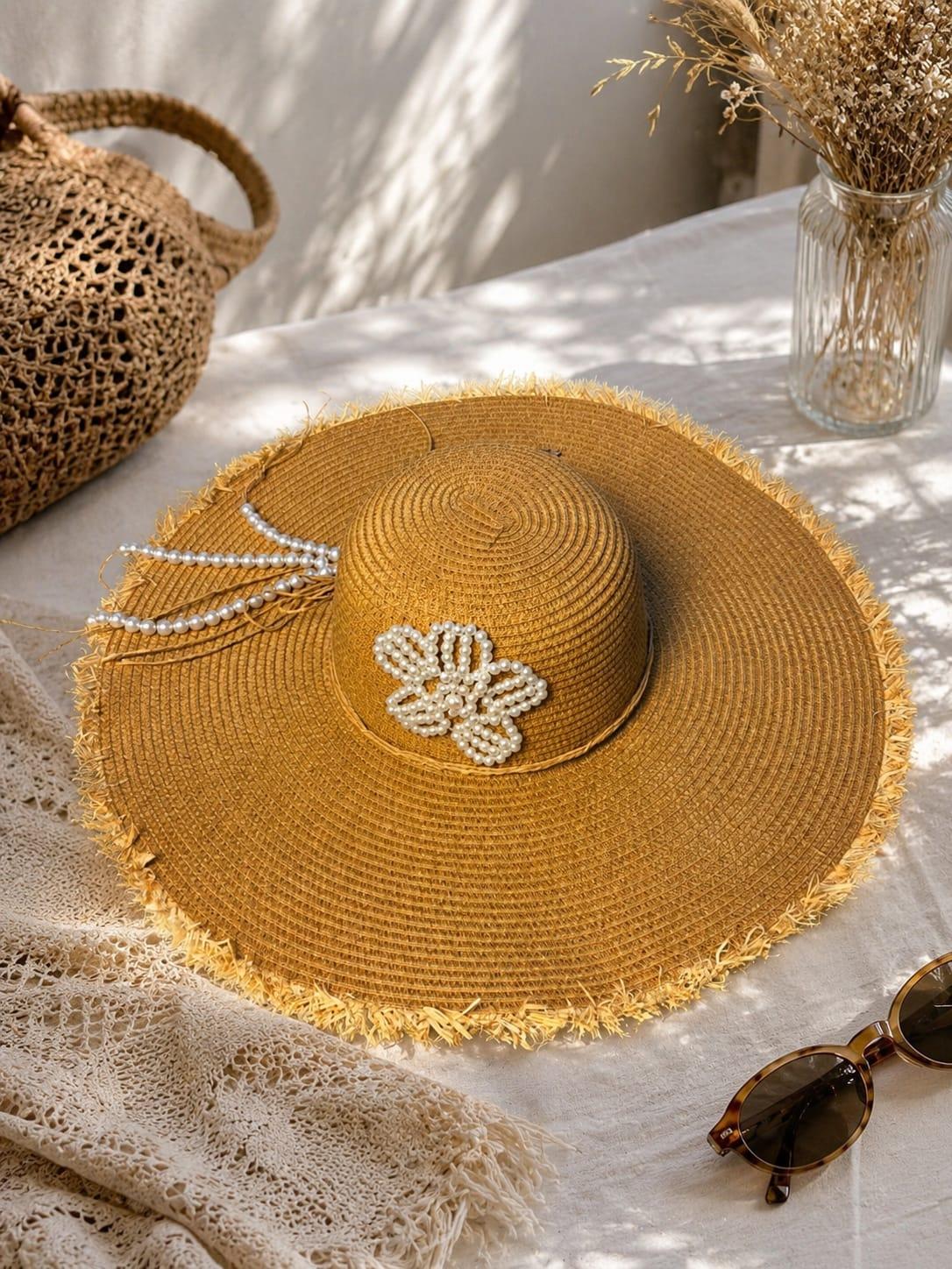 Margaux straw hat by Sapé