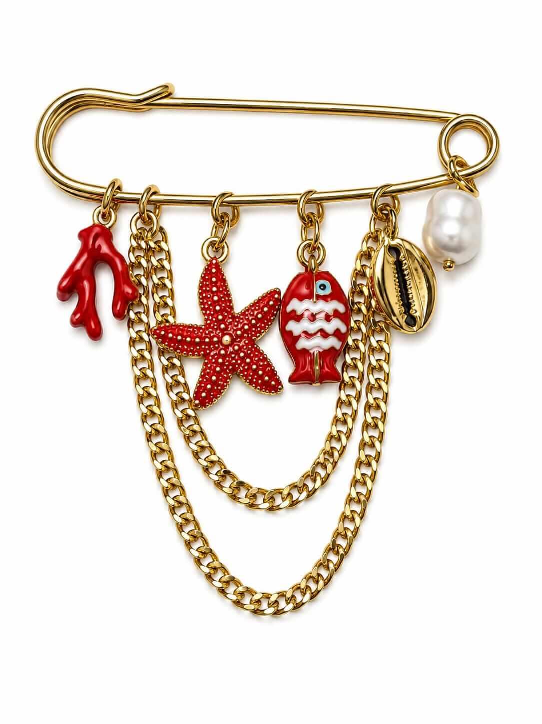 Sea Theme Brooch by Sapé