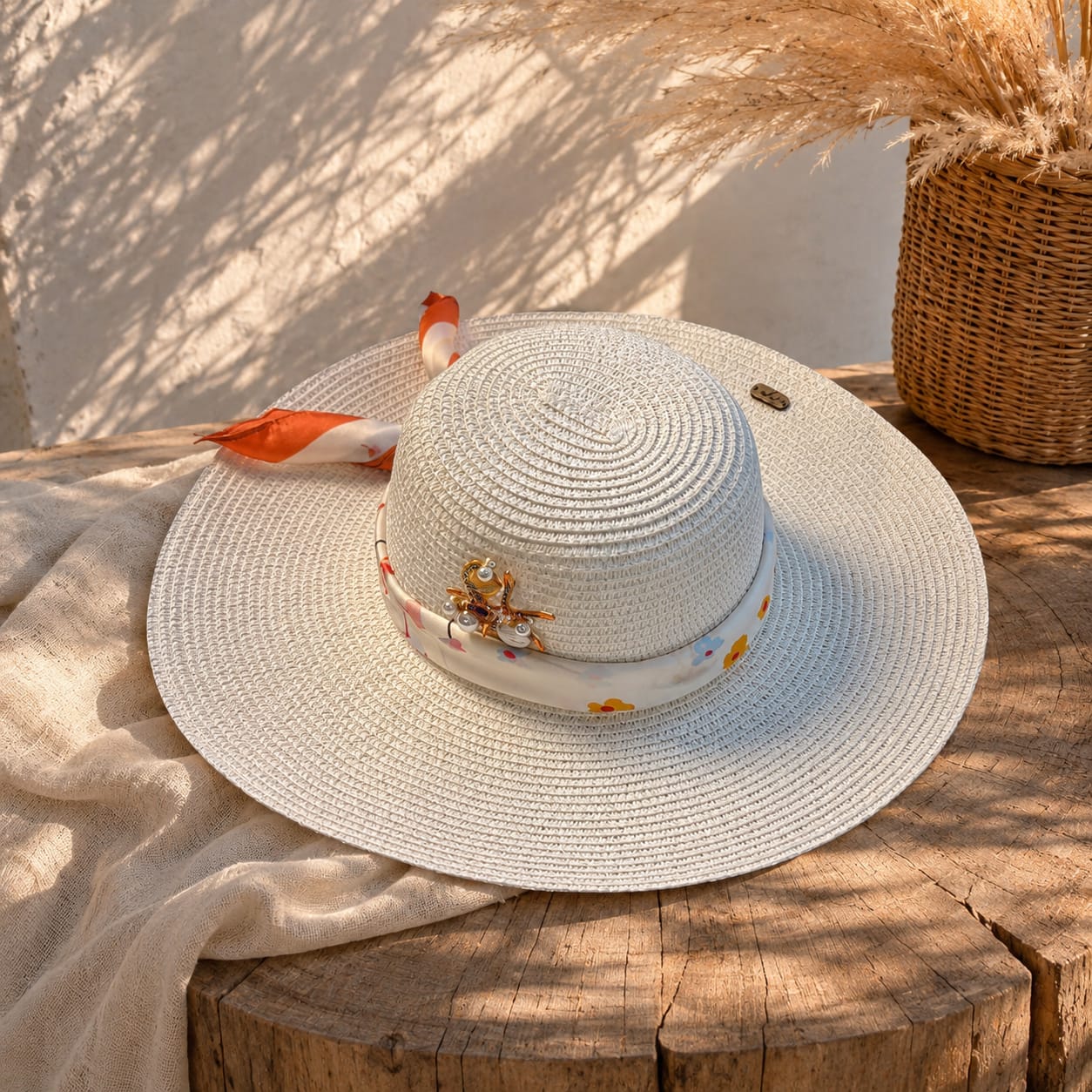 Sapé Coralie straw hat